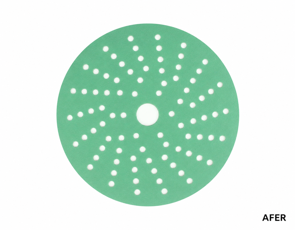 AFER film sanding disc — digitally edited supplier photograph for review
