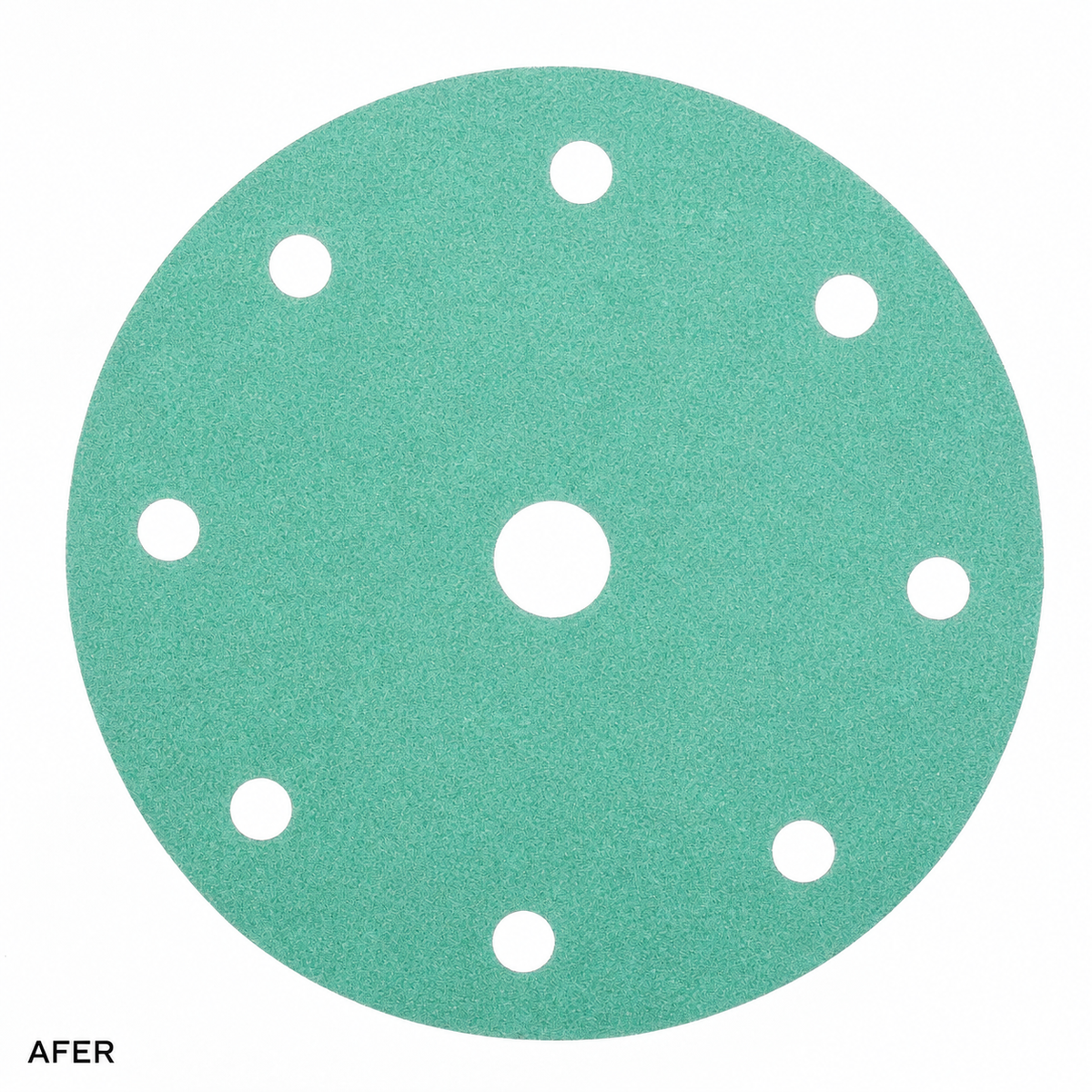 AFER film sanding disc — digitally edited supplier photograph for review