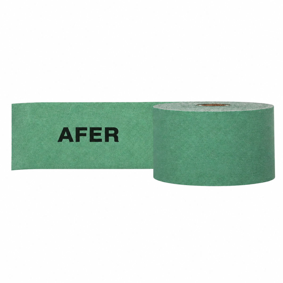 AFER Film PSA sheet roll — edited branding concept for review; representative image