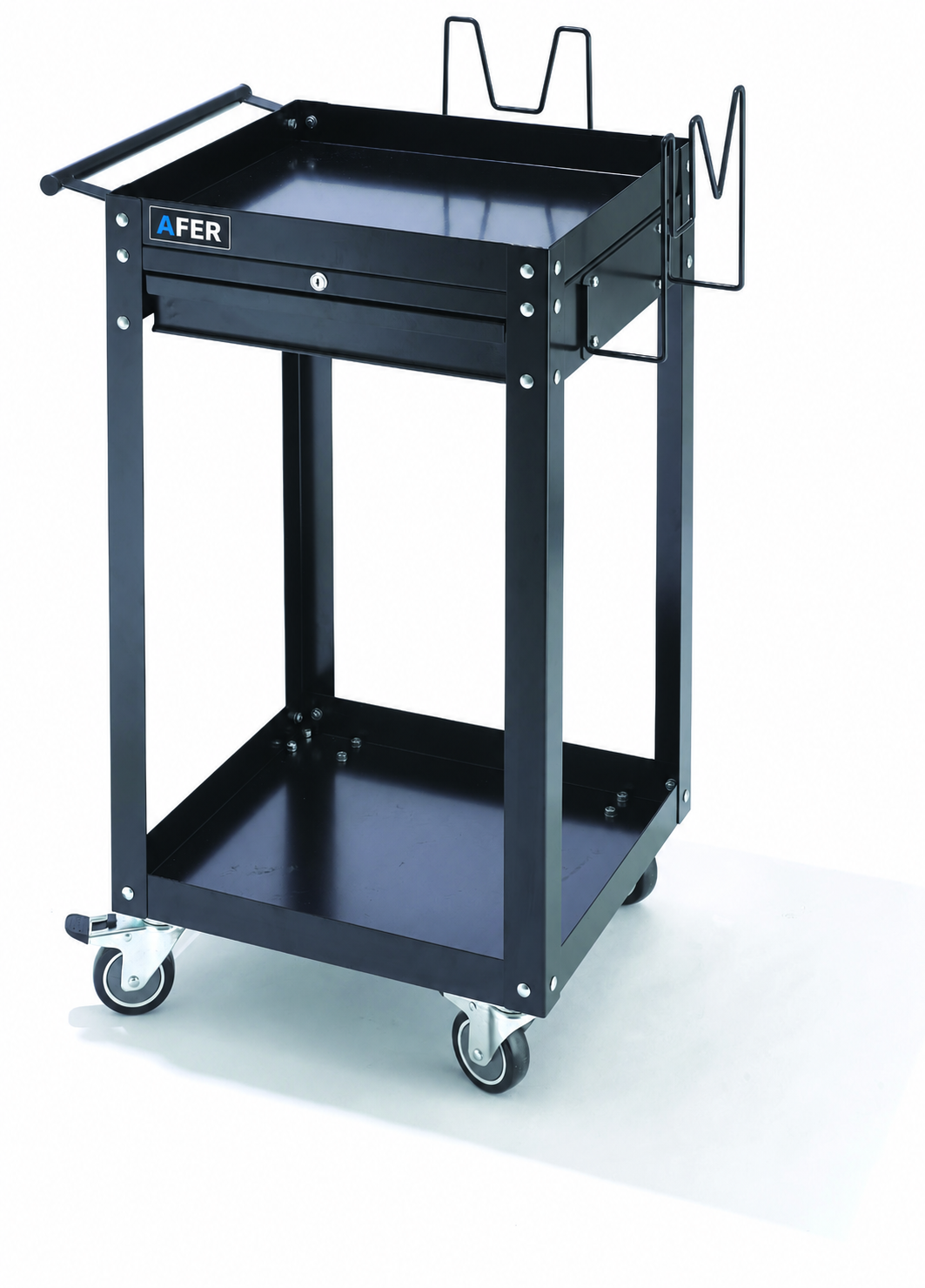 AFER vacuum sanding cart — digitally rebranded product illustration