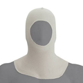 White cotton spray sock head cover — individual item shown; sold as a pack of 12