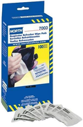 North 7003 respirator refresher wipe pads with alcohol, box of 100